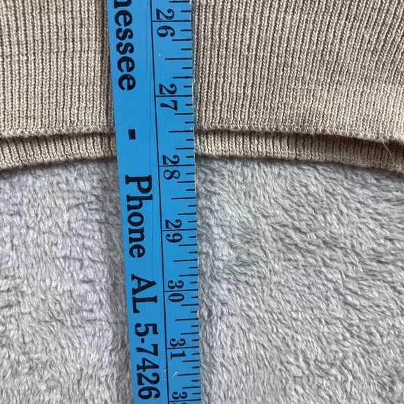 Vintage Argyle Sweater Men Large Brown Robert Bruce V Neck Preppy LS USA Made - Picture 8 of 13